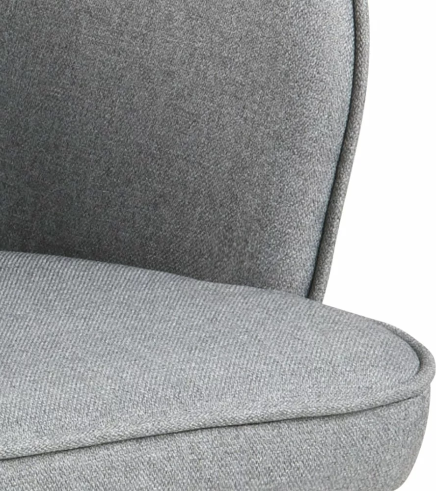 Tuotemerkit Mitzie-nojatuoli - Vaaleanharmaa/musta 7 Tuotemerkit Mitzie-nojatuoli - Vaaleanharmaa/musta - Bild 5