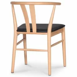 Tuotemerkit Abisko Tuoli - Puu/musta PU -Keittiö- ja ruokapöytätuolit Försäljningsbutik 91b3e971d255570ee00f342874cd26ca24