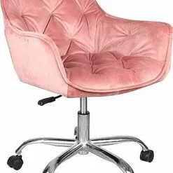 Tuotemerkit Ronnie Työtuoli - Vaaleanpunainen Sametti