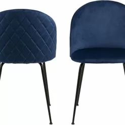 Tuotemerkit Louise-ruokatuoli - Tummansininen -Keittiö- ja ruokapöytätuolit Försäljningsbutik 93d91535bd3086bf6c8e6aa25155b29850