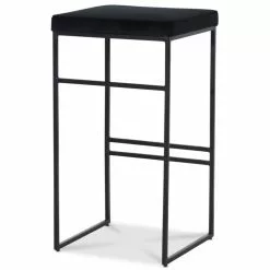 Tuotemerkit Stage-baarijakkara - Musta Sametti / Musta -Keittiö- ja ruokapöytätuolit Försäljningsbutik 9678c7266fd837f7b25772d04fa1ace45e