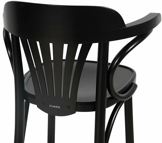 Tuotemerkit Taivepuinen Baarituoli No 135 - Musta 6 Tuotemerkit Taivepuinen Baarituoli No 135 - Musta - Bild 4