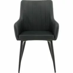 Tuotemerkit Paolo-nojatuoli - Musta PU -Keittiö- ja ruokapöytätuolit Försäljningsbutik 99d6b530ff4bfa585cc573f8ff875d52d4