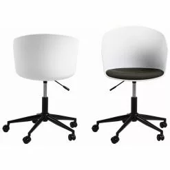 Tuotemerkit Moon Työtuoli - Valkoinen -Keittiö- ja ruokapöytätuolit Försäljningsbutik 9a3f3d0989eeeeac8e4e4bf28b50c35132