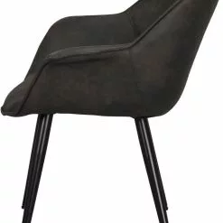 Tuotemerkit Echo-nojatuoli - Tummanharmaa/musta -Keittiö- ja ruokapöytätuolit Försäljningsbutik 9bfe20f7de62d3831e3928c00335581a29