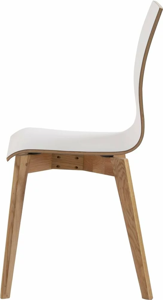 Tuotemerkit Aniyah-tuoli - Valkoinen/tammi 5 Tuotemerkit Aniyah-tuoli - Valkoinen/tammi - Bild 3