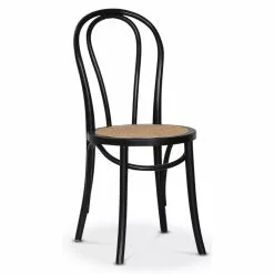 Tuotemerkit Danderyd Tuoli Nro 18 - Musta/rottinki-istuin