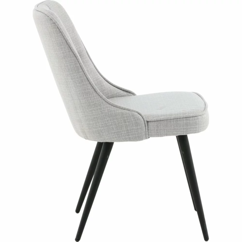 Tuotemerkit Alice Deluxe Ruokatuoli - Vaaleanharmaa/musta 5 Tuotemerkit Alice Deluxe Ruokatuoli - Vaaleanharmaa/musta - Bild 3