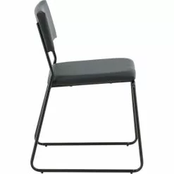 Tuotemerkit Frequency Tuoli - Musta PU -Keittiö- ja ruokapöytätuolit Försäljningsbutik 9fb02cb11c2ece688278ceb387457180e0