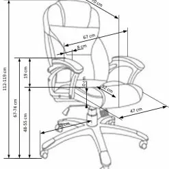 Tuotemerkit Brooke-toimistotuoli - Beige PU -Keittiö- ja ruokapöytätuolit Försäljningsbutik 9fd93b07421dc89b78d15cae8d95d20414