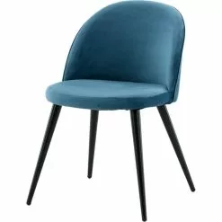 Tuotemerkit Alice Ruokatuoli - Sininen/musta -Keittiö- ja ruokapöytätuolit Försäljningsbutik a01d59379a8ca433744e207c832998c116