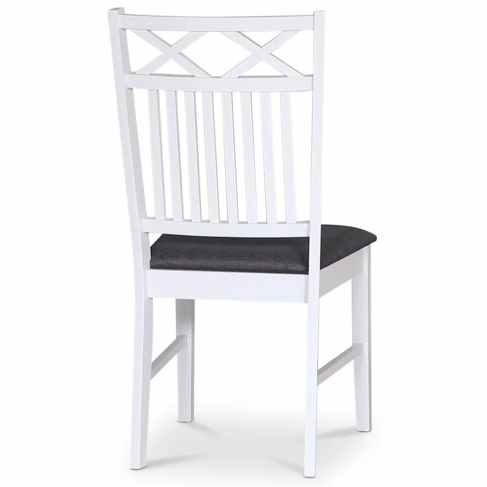 Tuotemerkit Herrgård Gripsholm -ruokatuoli - Valkoinen / Harmaa 6 Tuotemerkit Herrgård Gripsholm -ruokatuoli - Valkoinen / Harmaa - Bild 4