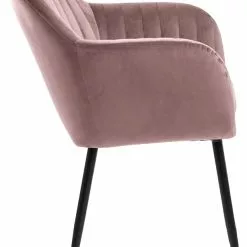 Tuotemerkit Emilia Nojatuoli - Pinkki/musta -Keittiö- ja ruokapöytätuolit Försäljningsbutik a3b505ed1749d8c8a91aebe350097c1727