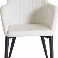 Tuotemerkit Nojatuoli Paolo - Musta / Beige Manchester -Keittiö- ja ruokapöytätuolit Försäljningsbutik a5368ecbc7773c368e1b6b4d74e85d39fb