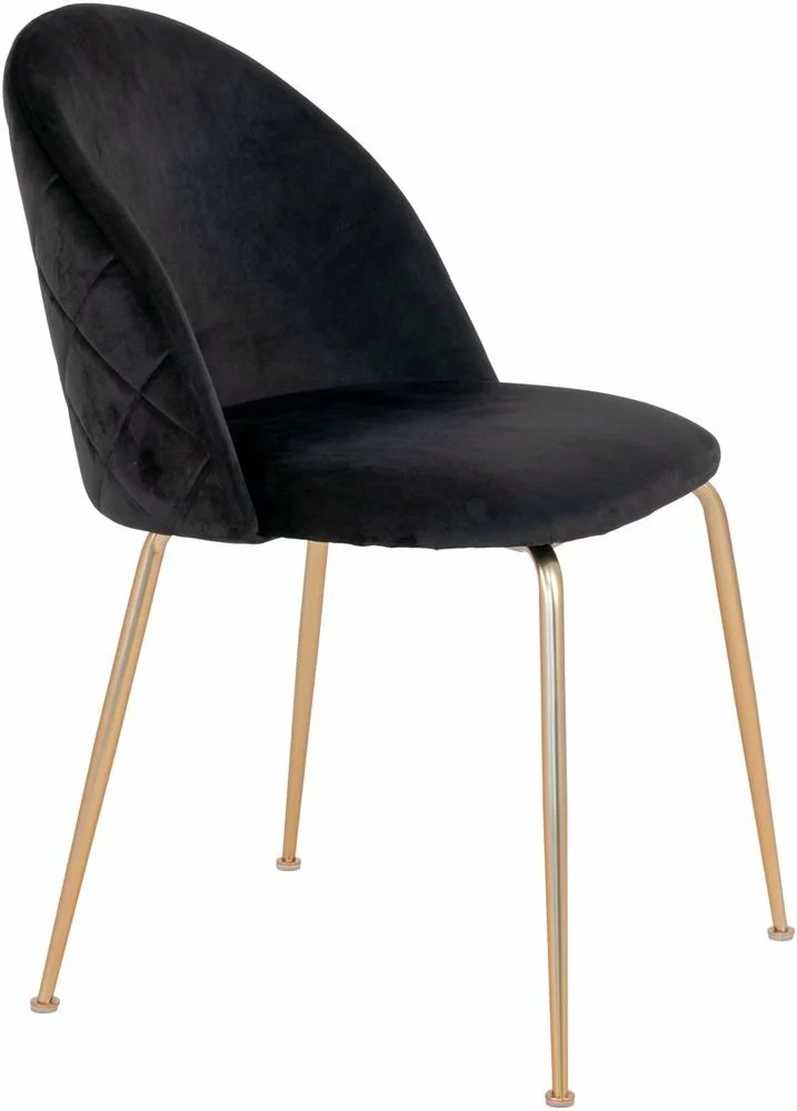 Tuotemerkit Geneve Ruokapöydän Tuoli - Musta/messinki 5 Tuotemerkit Geneve Ruokapöydän Tuoli - Musta/messinki - Bild 3