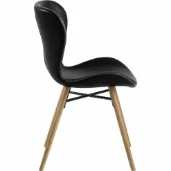 Tuotemerkit Batilda Ruokapöydän Tuoli - Musta PU/tammi -Keittiö- ja ruokapöytätuolit Försäljningsbutik a89bd57f6998bd1fcc197646e02f06d293