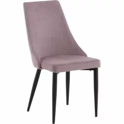 Tuotemerkit Laila Ruokatuoli - Vaaleanpunainen Vakosametti