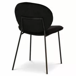 Tuotemerkit Rondo Tuoli - Musta (Velvet)/musta -Keittiö- ja ruokapöytätuolit Försäljningsbutik a97728aba9e353a9ab19e8f93aed91e271