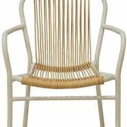 Tuotemerkit Motala Nojatuoli - Luonnonrottinki/valkoinen