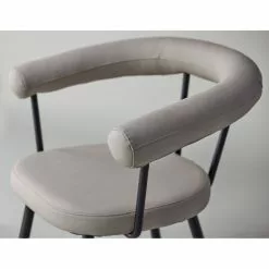 Tuotemerkit Västerås X Josefin Lustig Nojatuoli - Luonnonvalkoinen/musta -Keittiö- ja ruokapöytätuolit Försäljningsbutik abfe52b05294a3bd49bb6cde883f211205