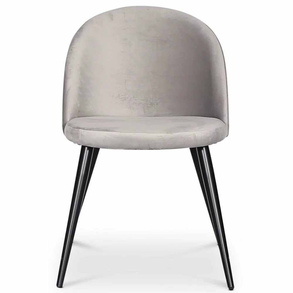 Tuotemerkit Zeus Tuoli - Musta / Vaaleanharmaa Sametti 4 Tuotemerkit Zeus Tuoli - Musta / Vaaleanharmaa Sametti - Bild 2