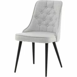 Tuotemerkit Alice Deluxe Ruokatuoli - Vaaleanharmaa/musta 12 Tuotemerkit Alice Deluxe Ruokatuoli - Vaaleanharmaa/musta -Keittiö- ja ruokapöytätuolit Försäljningsbutik b532f73a07aaeb95d570036b4712a7eb7a