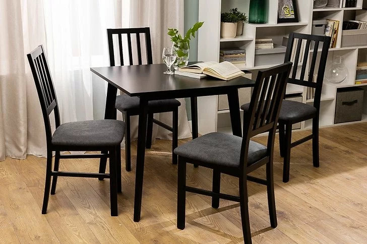 Tuotemerkit Asti Ruokapöydän Tuoli - Musta 7 Tuotemerkit Asti Ruokapöydän Tuoli - Musta - Bild 5