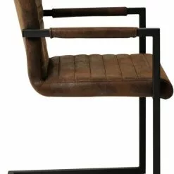 Tuotemerkit Monroe-nojatuoli - Ruskea Keinonahka -Keittiö- ja ruokapöytätuolit Försäljningsbutik bc271731d0bfce705b5f7341176b9a7970