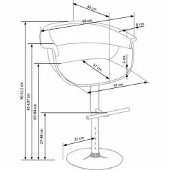 Tuotemerkit Kolminkertainen Baarijakkara - Musta -Keittiö- ja ruokapöytätuolit Försäljningsbutik be495485a819ba66bc71741190670956d5