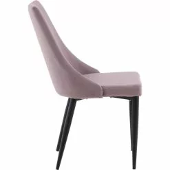 Tuotemerkit Laila Ruokatuoli - Vaaleanpunainen Vakosametti -Keittiö- ja ruokapöytätuolit Försäljningsbutik be5d96811b35375d436e9f86faea1a1cf3