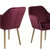 Tuotemerkit Emilia Nojatuoli - Viininpunainen -Keittiö- ja ruokapöytätuolit Försäljningsbutik c125baaa7455d9023188f7a185269610b2