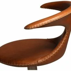 Tuotemerkit Flair Baarijakkara - Vaaleanruskea Nahka -Keittiö- ja ruokapöytätuolit Försäljningsbutik c2a56e7fb426053ee367a8f16d898b3576