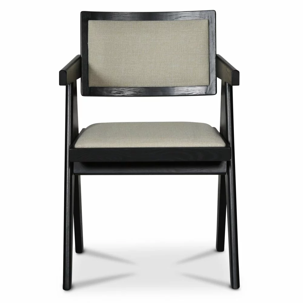 Tuotemerkit Sara Nojatuoli - Mustaksi Petsattu Tammi 4 Tuotemerkit Sara Nojatuoli - Mustaksi Petsattu Tammi - Bild 2