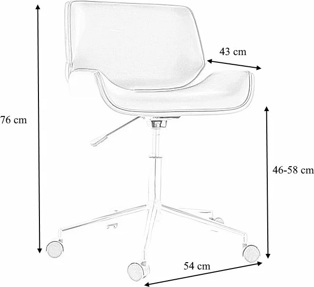 Tuotemerkit Jukon Työtuoli - Musta 8 Tuotemerkit Jukon Työtuoli - Musta - Bild 6
