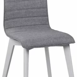 Tuotemerkit Aniyah-tuoli - Vaaleanharmaa/valkoinen Lakka