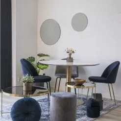 Tuotemerkit Geneve Ruokailutuoli - Sininen/musta -Keittiö- ja ruokapöytätuolit Försäljningsbutik c67a3ccf3548d1a9bbdb8960891649ee78