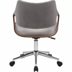 Tuotemerkit Manning-työtuoli - Pähkinä/harmaa -Keittiö- ja ruokapöytätuolit Försäljningsbutik c6ce5de76450d00aea4a948cc4f85ffd86