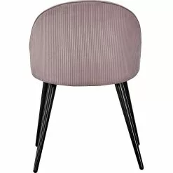 Tuotemerkit Alice Ruokatuoli - Vaaleanpunainen Vakosametti -Keittiö- ja ruokapöytätuolit Försäljningsbutik cab9ef14d9e24bda67fbf27f76eabea9b9