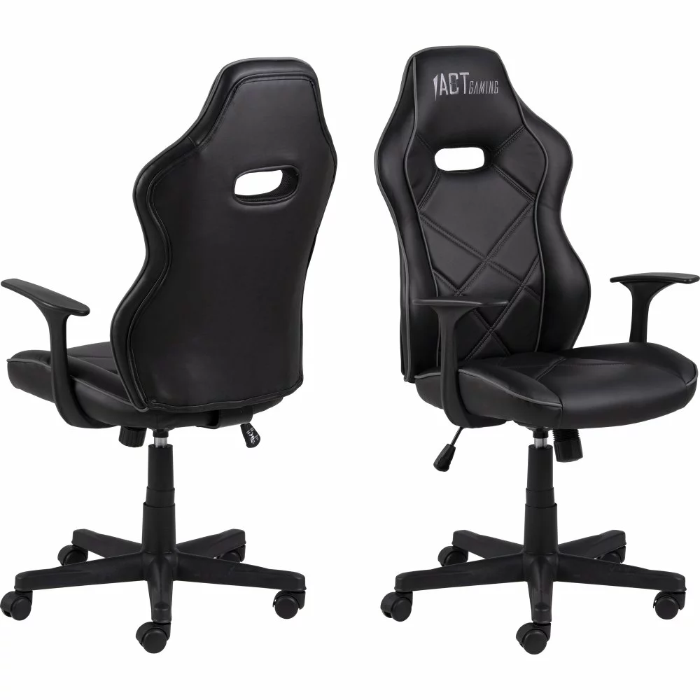 Tuotemerkit Vayne Pelituoli - Musta/harmaa 4 Tuotemerkit Vayne Pelituoli - Musta/harmaa - Bild 2