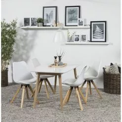 Tuotemerkit Dima Ruokapöydän Tuoli - Valkoinen PU/kumipuu 13 Tuotemerkit Dima Ruokapöydän Tuoli - Valkoinen PU/kumipuu -Keittiö- ja ruokapöytätuolit Försäljningsbutik cc0220466b01bf12be52776ab30e422b25