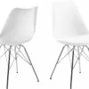 Tuotemerkit Eris Tuoli - Valkoinen / Kromi -Keittiö- ja ruokapöytätuolit Försäljningsbutik ccb5340a056d87dbb4fe40cb46a7f99c08