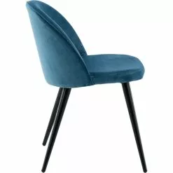 Tuotemerkit Alice Ruokatuoli - Sininen/musta -Keittiö- ja ruokapöytätuolit Försäljningsbutik ce1823e04e5227d1914f7bf40fad999327