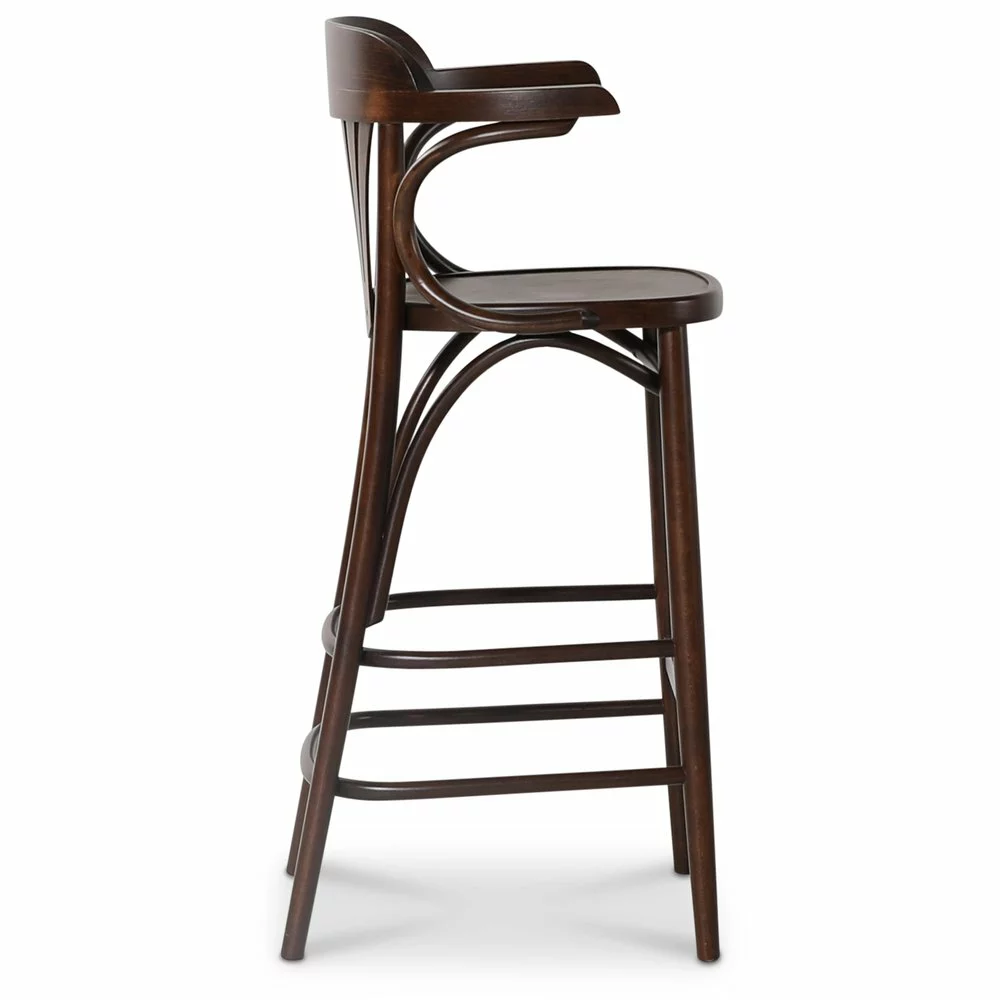 Tuotemerkit Taivepuinen Baarituoli No 135 - Saksanpähkinä 5 Tuotemerkit Taivepuinen Baarituoli No 135 - Saksanpähkinä - Bild 3