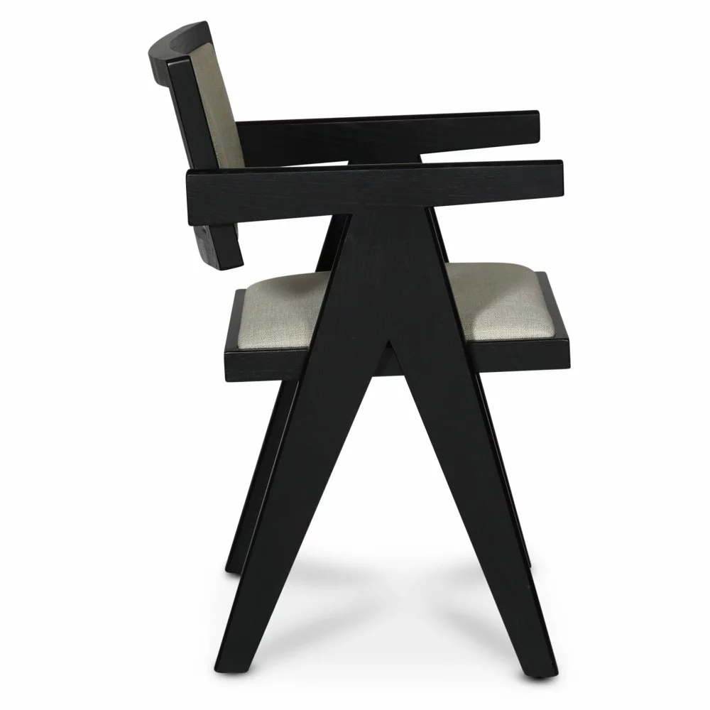 Tuotemerkit Sara Nojatuoli - Mustaksi Petsattu Tammi 5 Tuotemerkit Sara Nojatuoli - Mustaksi Petsattu Tammi - Bild 3