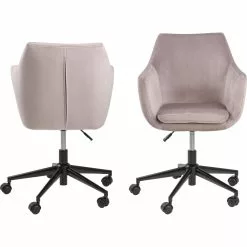 Tuotemerkit Nora Työtuoli - Puuterivaaleanpunainen -Keittiö- ja ruokapöytätuolit Försäljningsbutik d1eb5772273f3b787ec3459cd80342df98