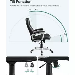 Tuotemerkit Wuhan Työtuoli - Musta -Keittiö- ja ruokapöytätuolit Försäljningsbutik d2358d218208c87850f7766ee301980511