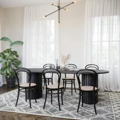 Tuotemerkit Classic No14- Kovapuutuoli - Musta Klassikko -Keittiö- ja ruokapöytätuolit Försäljningsbutik d26e2dbdb9e92bcd007a085805b385a1f7