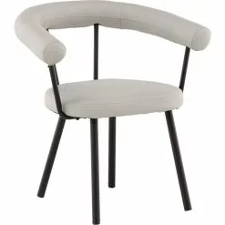 Tuotemerkit Västerås X Josefin Lustig Nojatuoli - Luonnonvalkoinen/musta