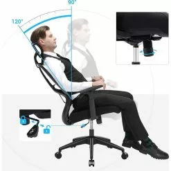 Tuotemerkit Abram Työtuoli - Musta -Keittiö- ja ruokapöytätuolit Försäljningsbutik d5e65ad05aba245aca8ef44e285ff7f06d