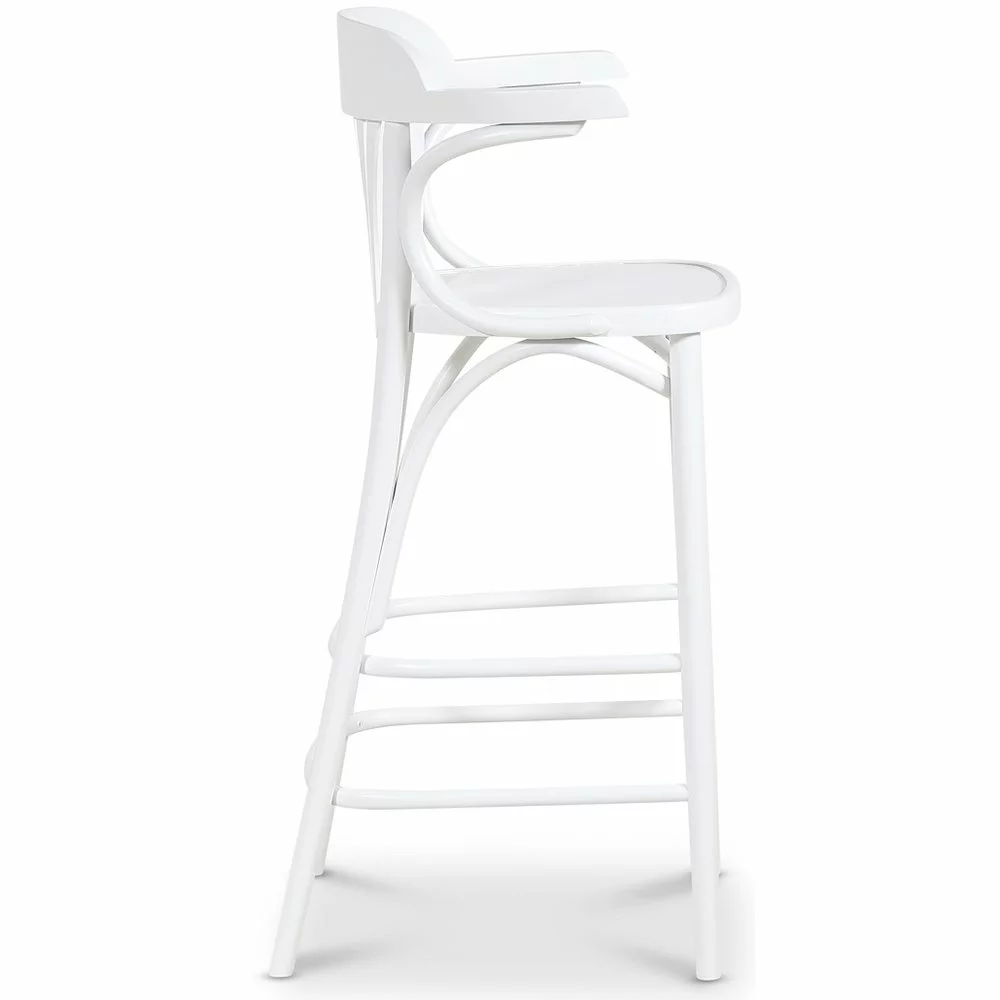 Tuotemerkit Taivepuinen Baarituoli No 135 - Valkoinen 5 Tuotemerkit Taivepuinen Baarituoli No 135 - Valkoinen - Bild 3